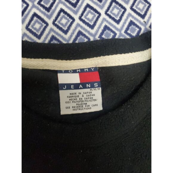 Vintage Tommy Jeans Hilfiger Sweatshirt Crewneck  Spellout Men's Size M - Picture 3 of 11